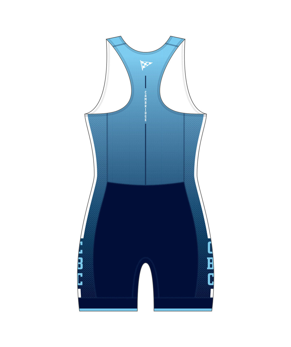 Women's Cambridge Boat Club Pro Unisuit - Navy/Blue