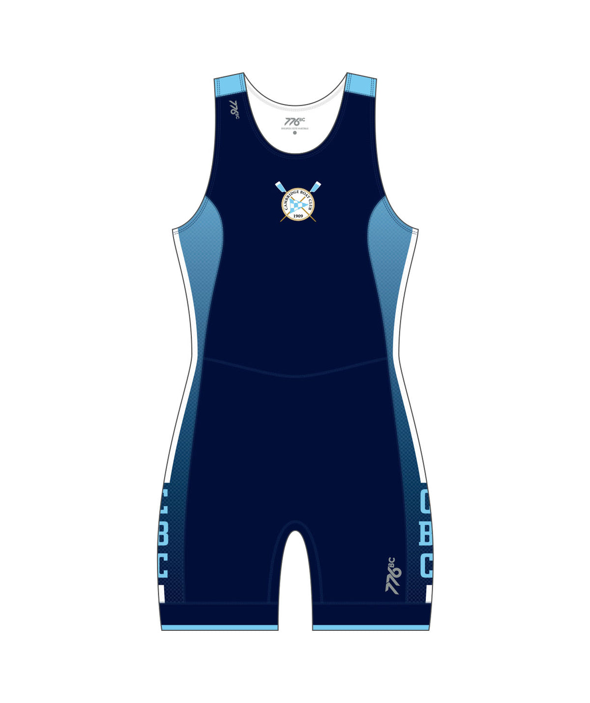Women's Cambridge Boat Club Pro Unisuit - Navy/Blue