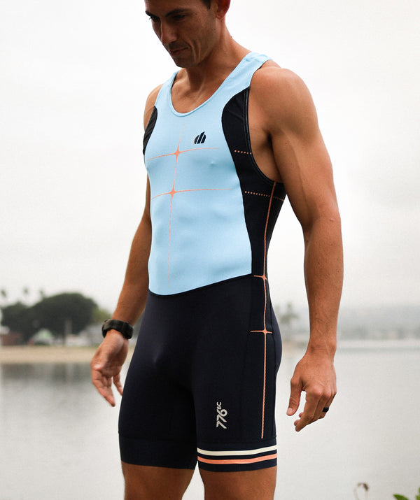 Men's Dark Horse X 776BC Pro Unisuit - Navy/Sky Blue