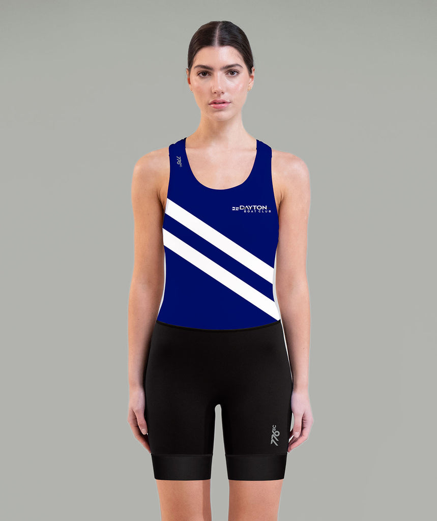 Women's Dayton Streamline Leg Band Unisuit - Black/Blue
