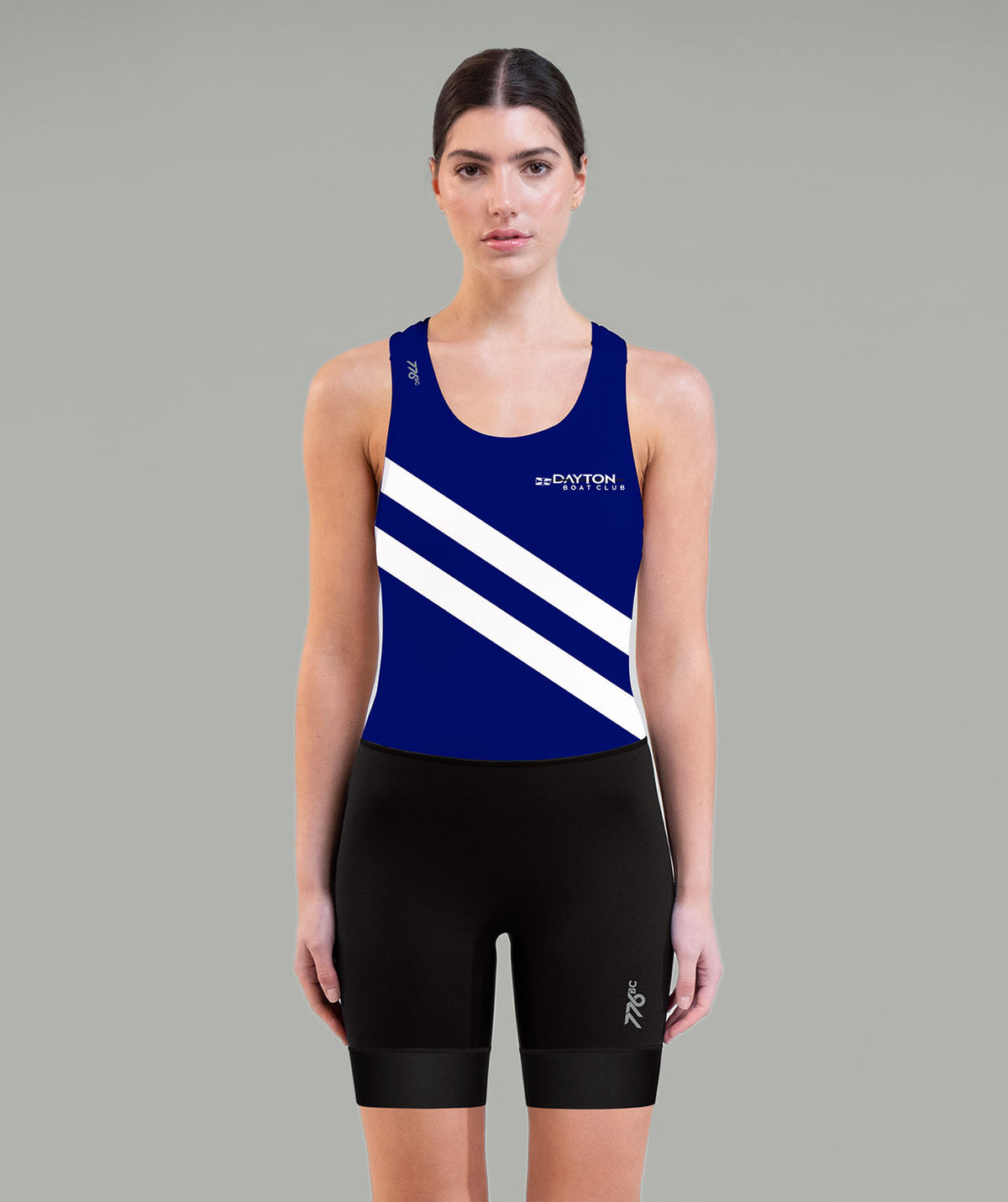 Women's Dayton Streamline Leg Band Unisuit - Black/Blue