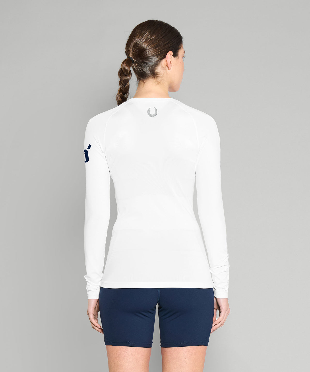 Women's Drexel University Base Layer LS - White