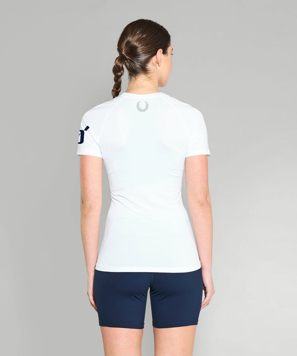 Women's Drexel University Base Layer SS - White