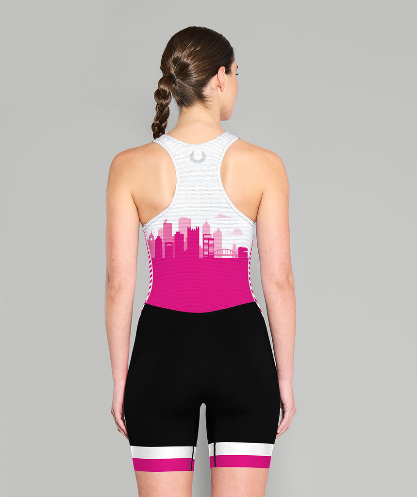Women's Duquesne University Pro Unisuit - Black/Pink
