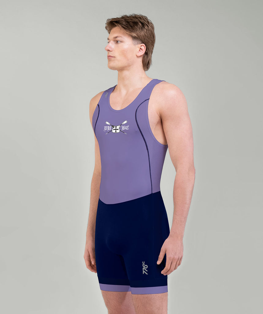Men's Durham University Pro Unisuit - Navy/Purple