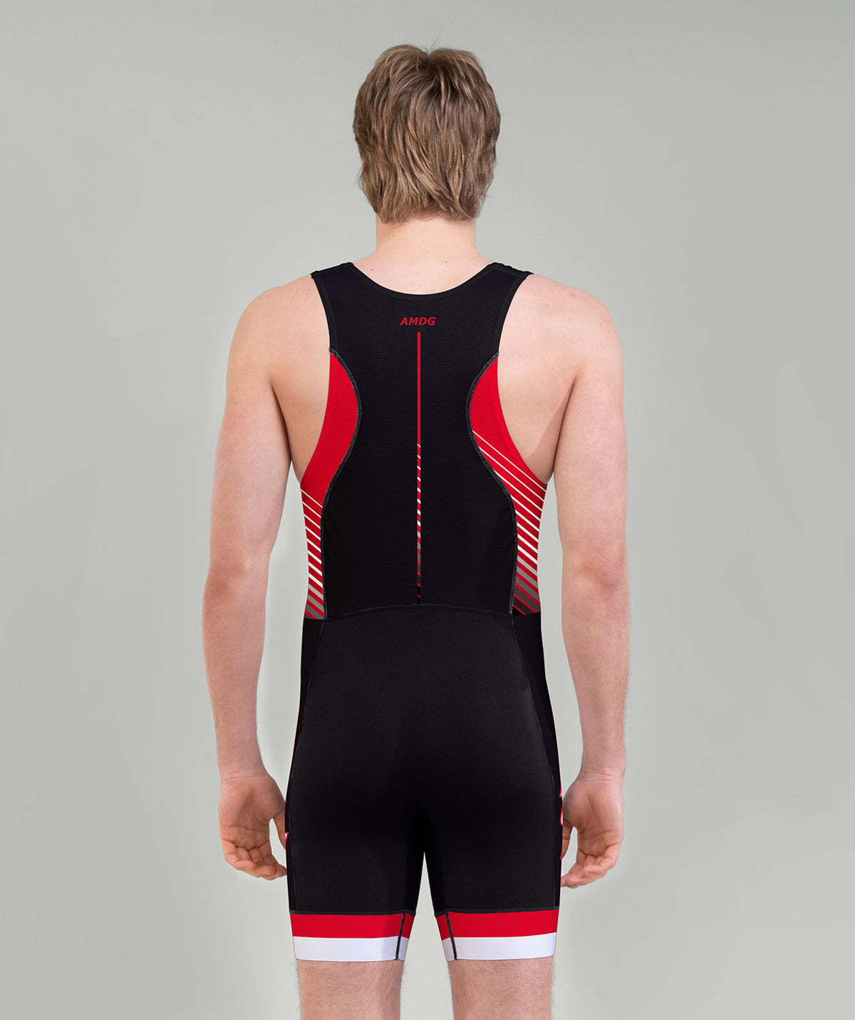 Men's Fairfield University FUMR Pro Unisuit - Black/Red