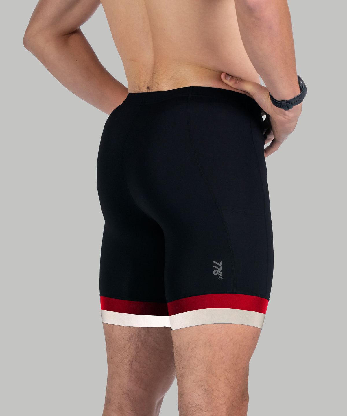 Men's Fairfield University Pro Short - Black/Red