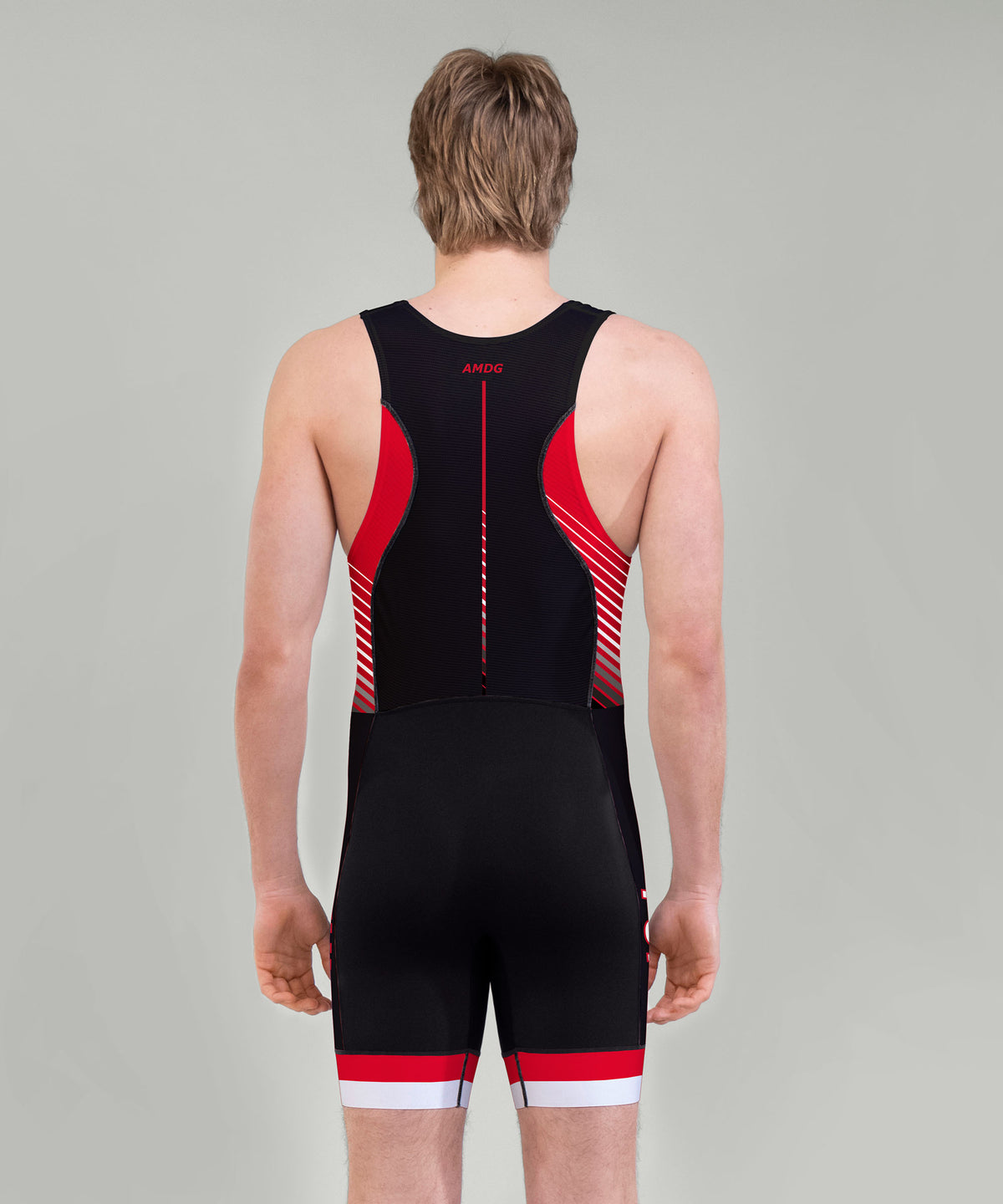 Men's Fairfield University Pro Unisuit - Red/Black