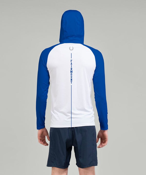 Men's Fairmount Rowing Sun Hoodie LS - Blue