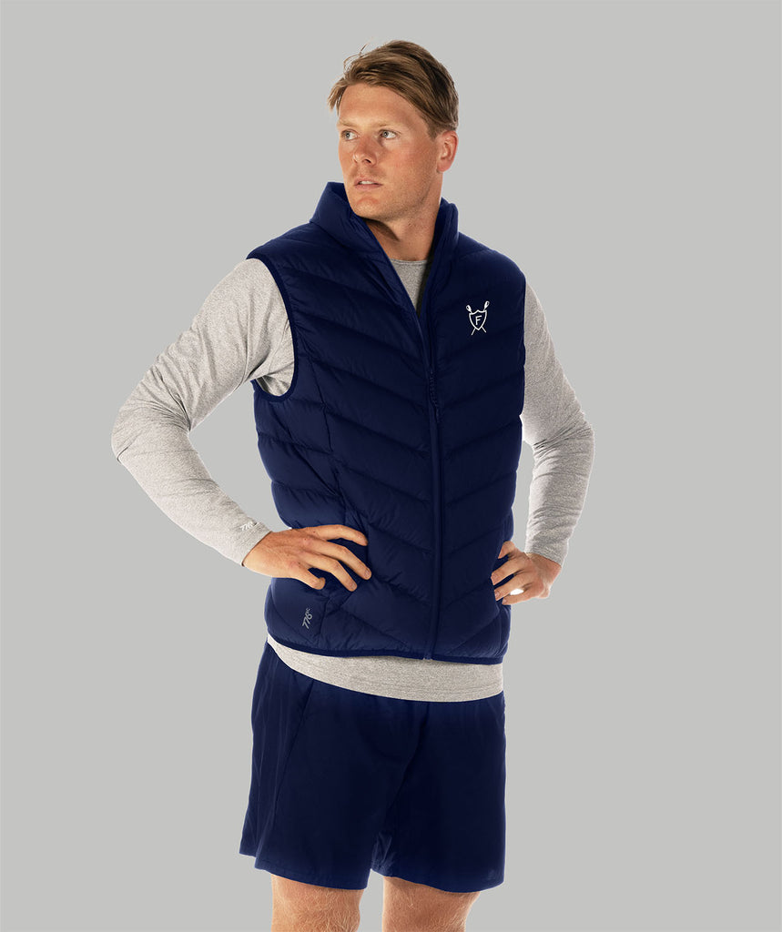 Men's Fairmount Rowing Cumulus Puffer Vest - Navy