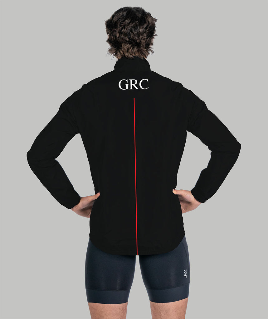 Men's Genesee Cirrostratus Wind Jacket - Black/Red