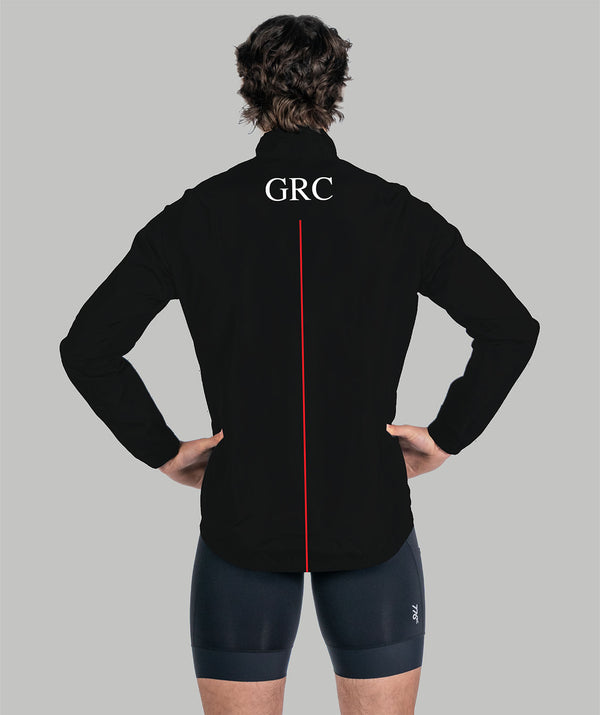 Men's Genesee Cirrostratus Wind Jacket - Black/Red