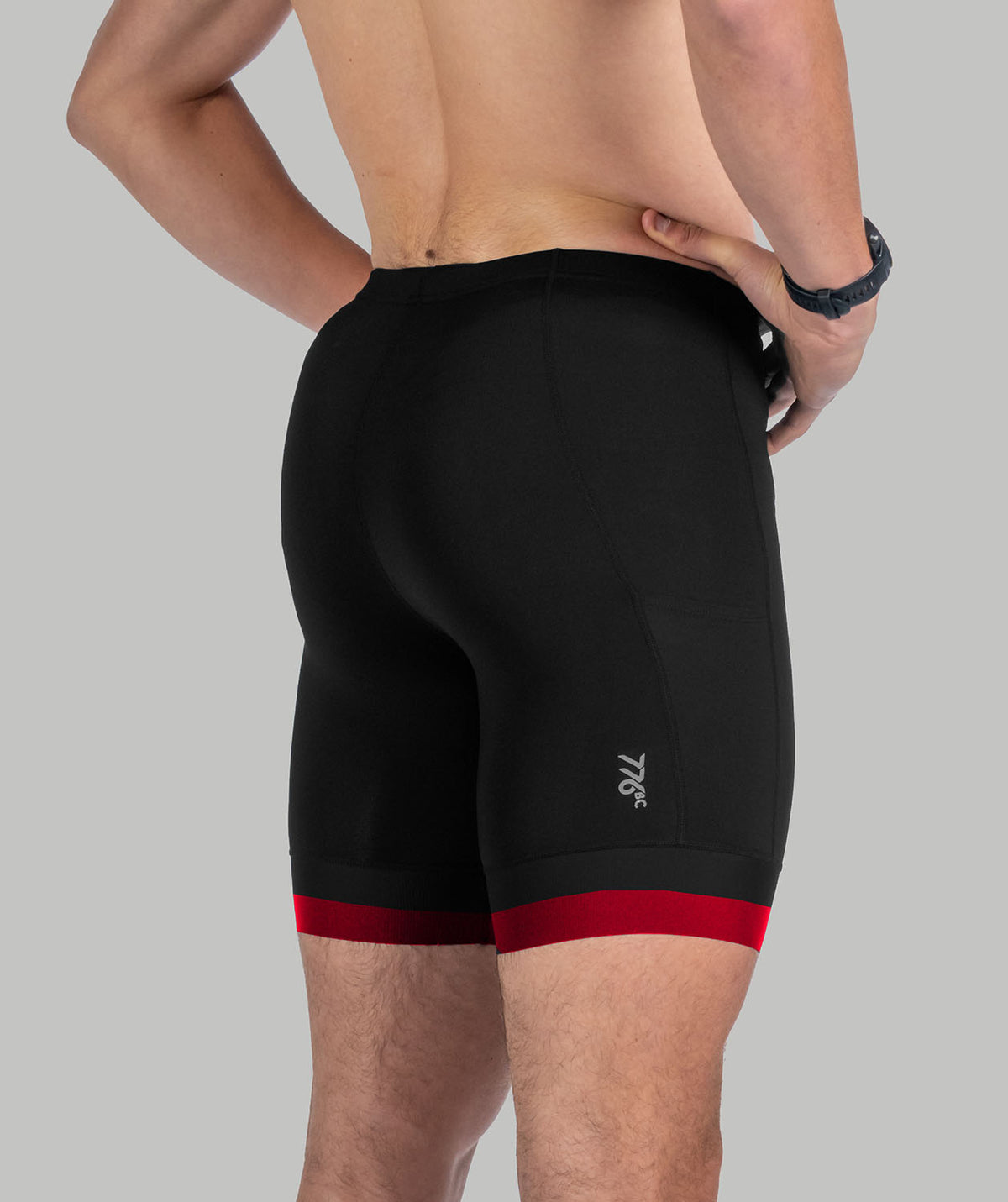 Men's Genesee Pro Short - Black/Red