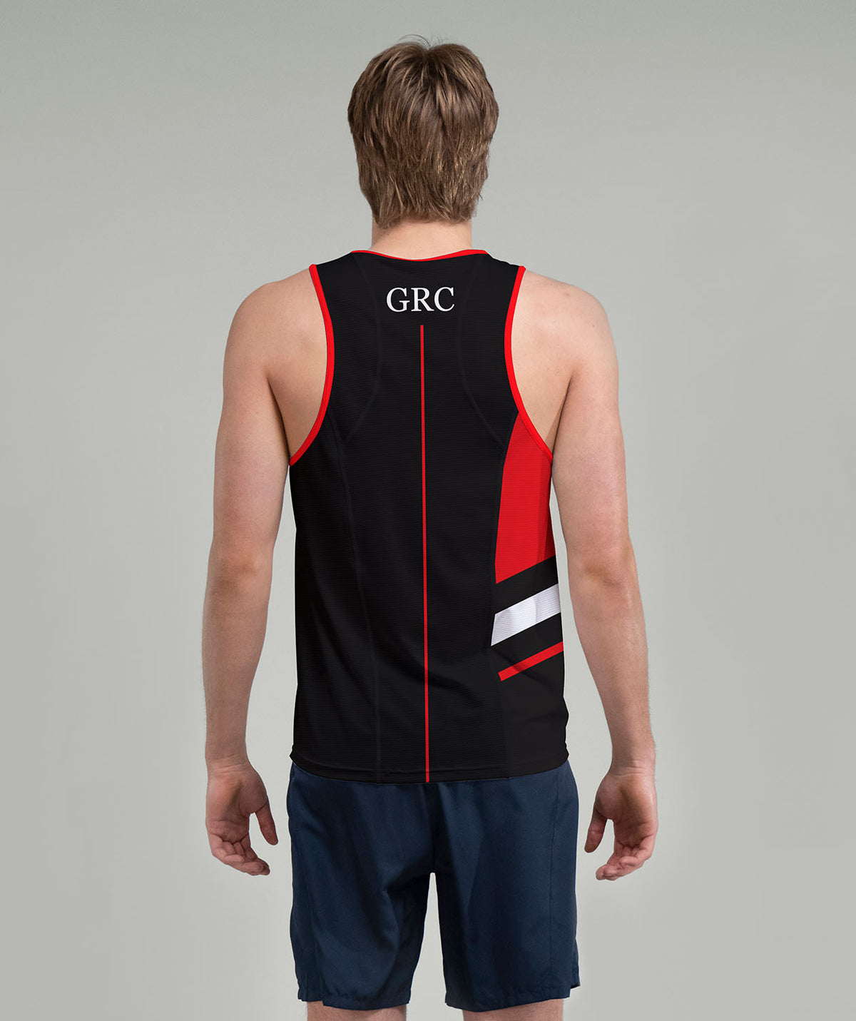 Men's Genesee Performance Tank - Black/Red