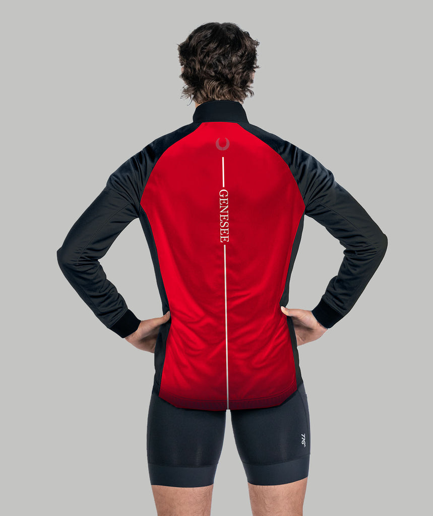 Men's Genesee Shield Jacket - Black/Red