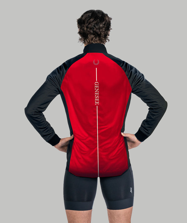 Men's Genesee Shield Jacket - Black/Red