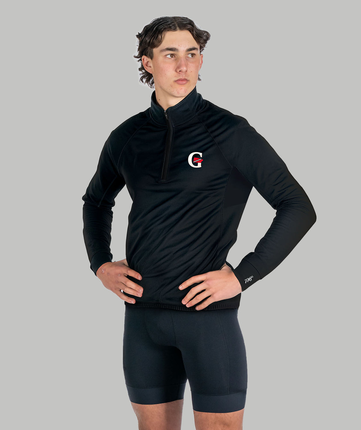 Men's Genesee Shield Jacket - Black/Red