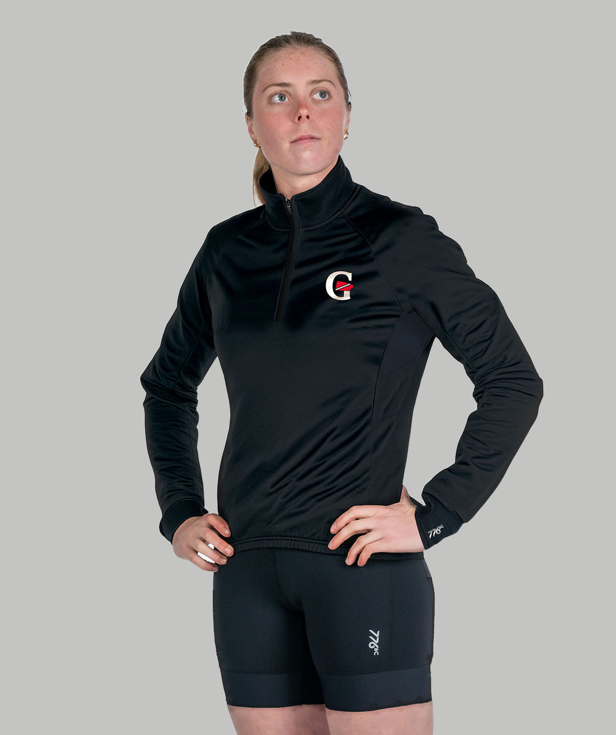 Women's Genesee Shield Jacket - Black/Red