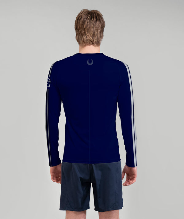 Men's Georgetown Heavyweight Rowing Base Layer LS - Navy