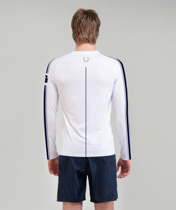 Men's Georgetown Heavyweight Rowing Base Layer LS - White