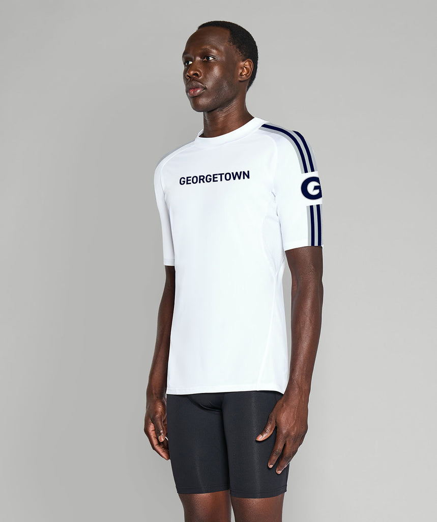 Men's Georgetown Heavyweight Rowing Base Layer SS - White
