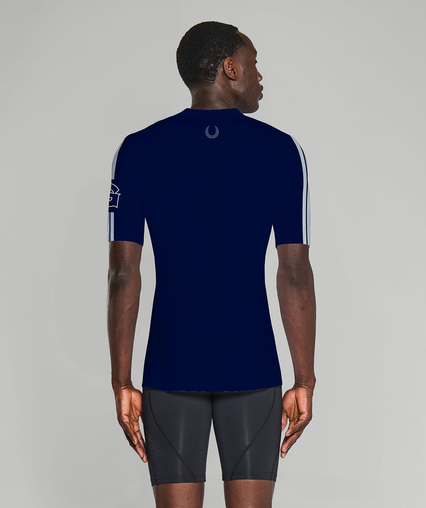 Men's Georgetown Heavyweight Rowing Base Layer SS - Navy