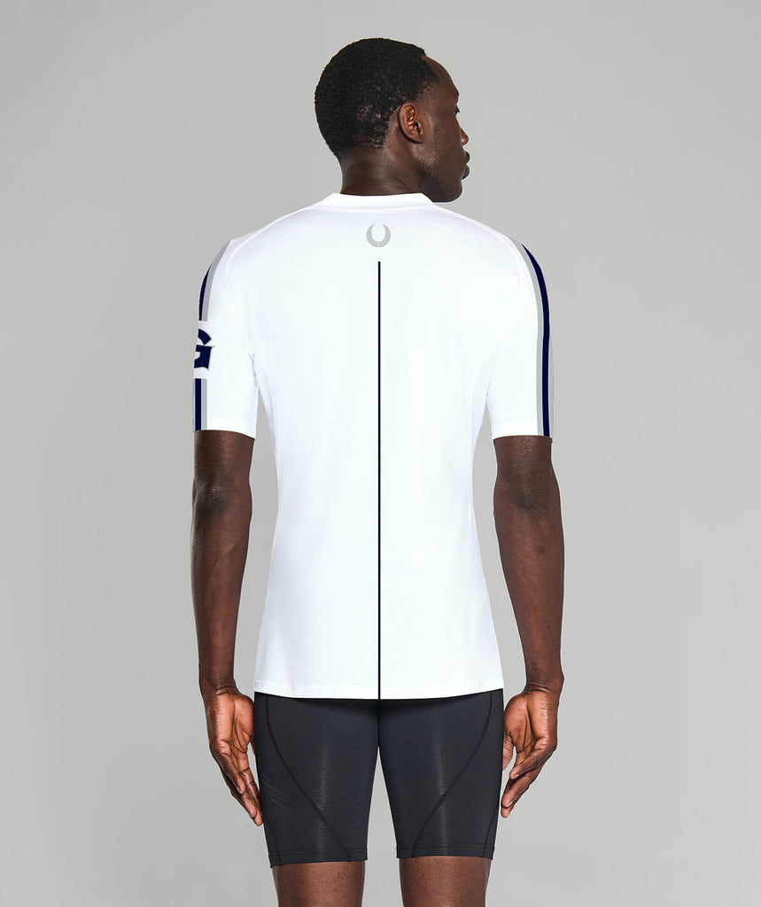 Men's Georgetown Heavyweight Rowing Base Layer SS - White