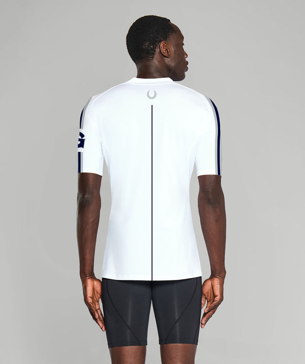 Men's Georgetown Heavyweight Rowing Base Layer SS - White