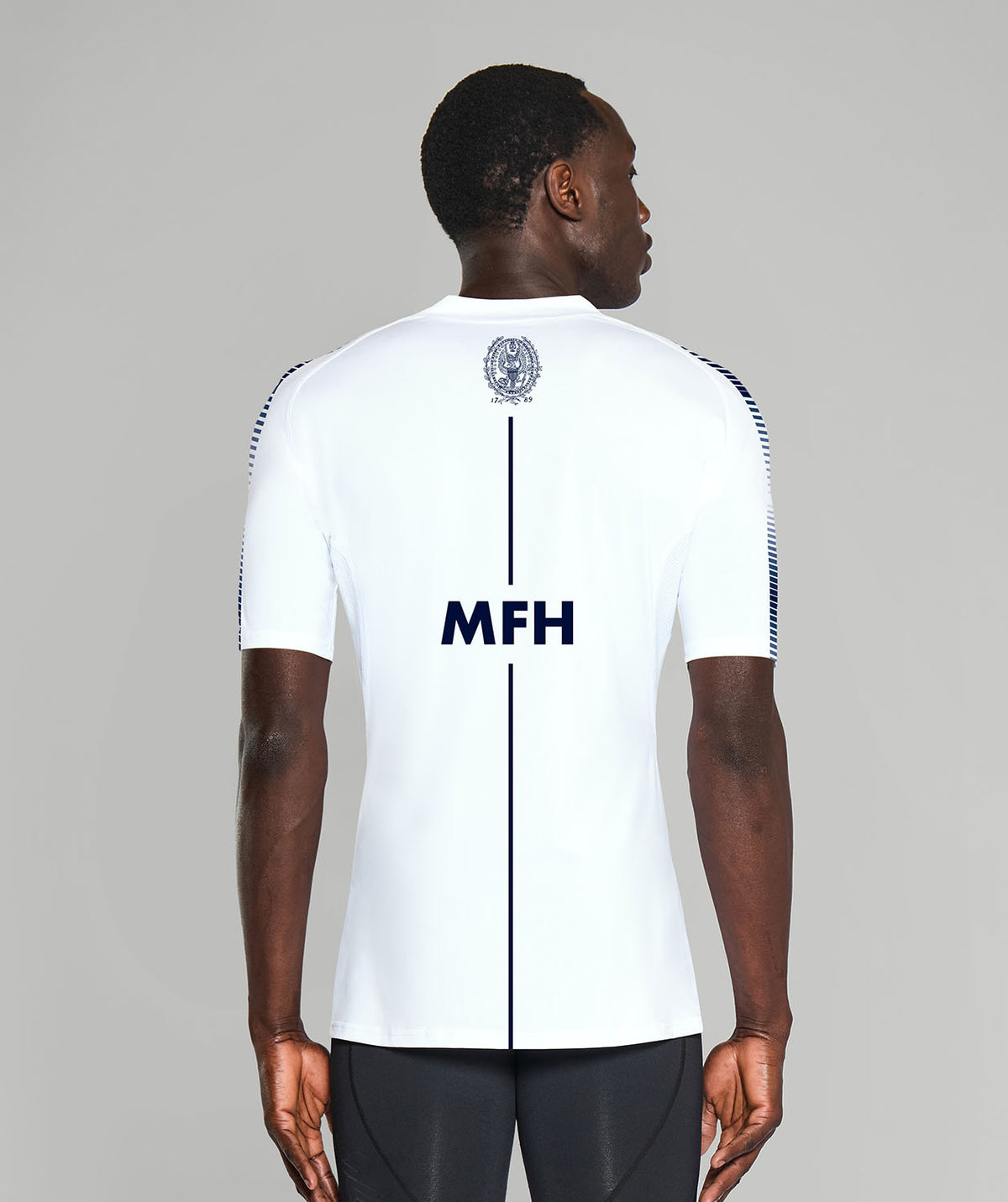 Men's Georgetown University Base Layer SS - White