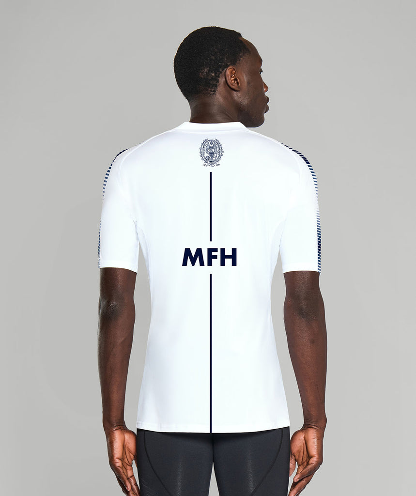 Men's Georgetown University Base Layer SS - White