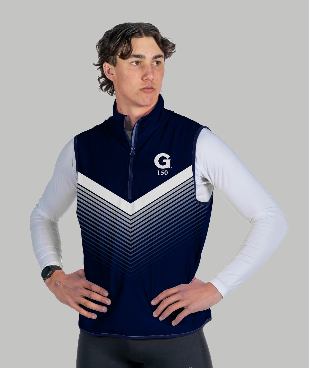 Men's Georgetown University Stratus Vest - Navy