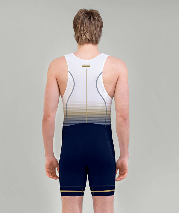 Men's George Washington University Pro Unisuit - Navy/White