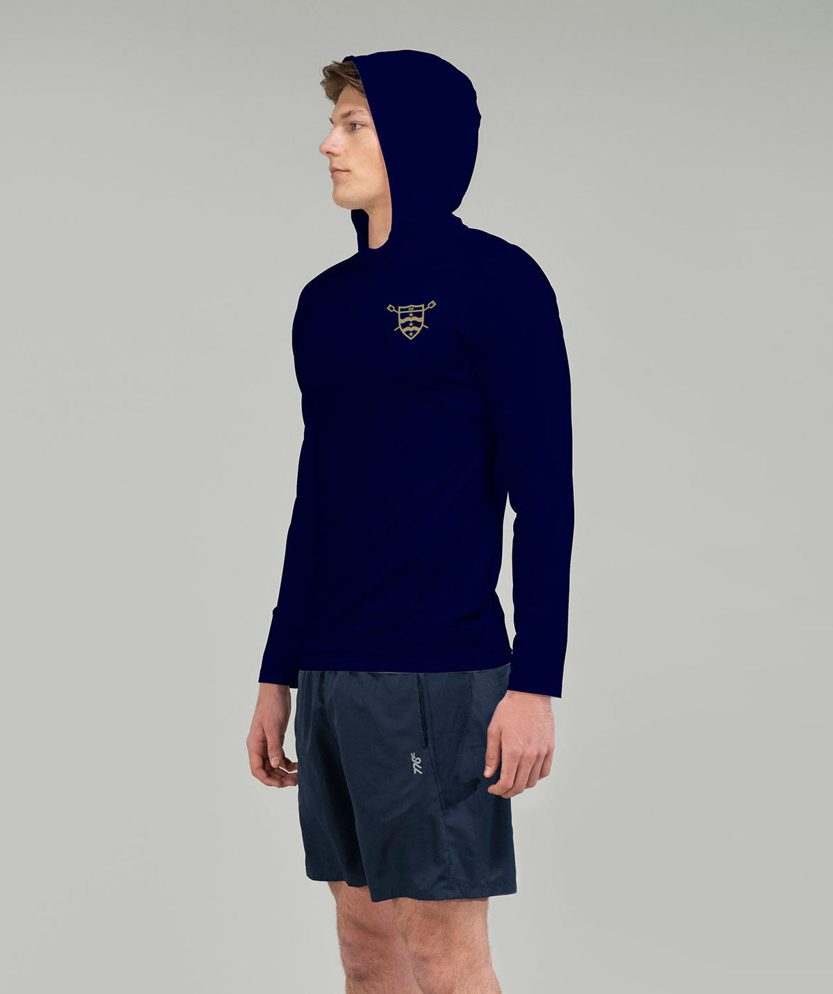 Men's George Washington University Sun Hoodie LS - Navy