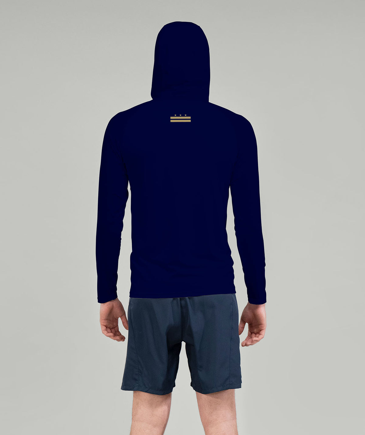 Men's George Washington University Sun Hoodie LS - Navy