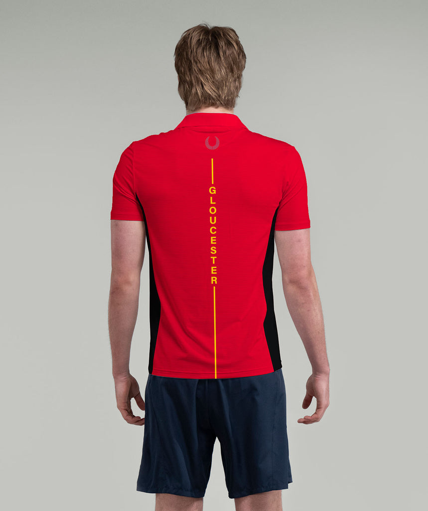 Men's Gloucester Rowing Polo SS - Red