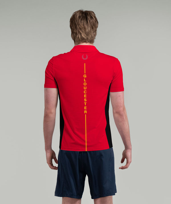 Men's Gloucester Rowing Polo SS - Red