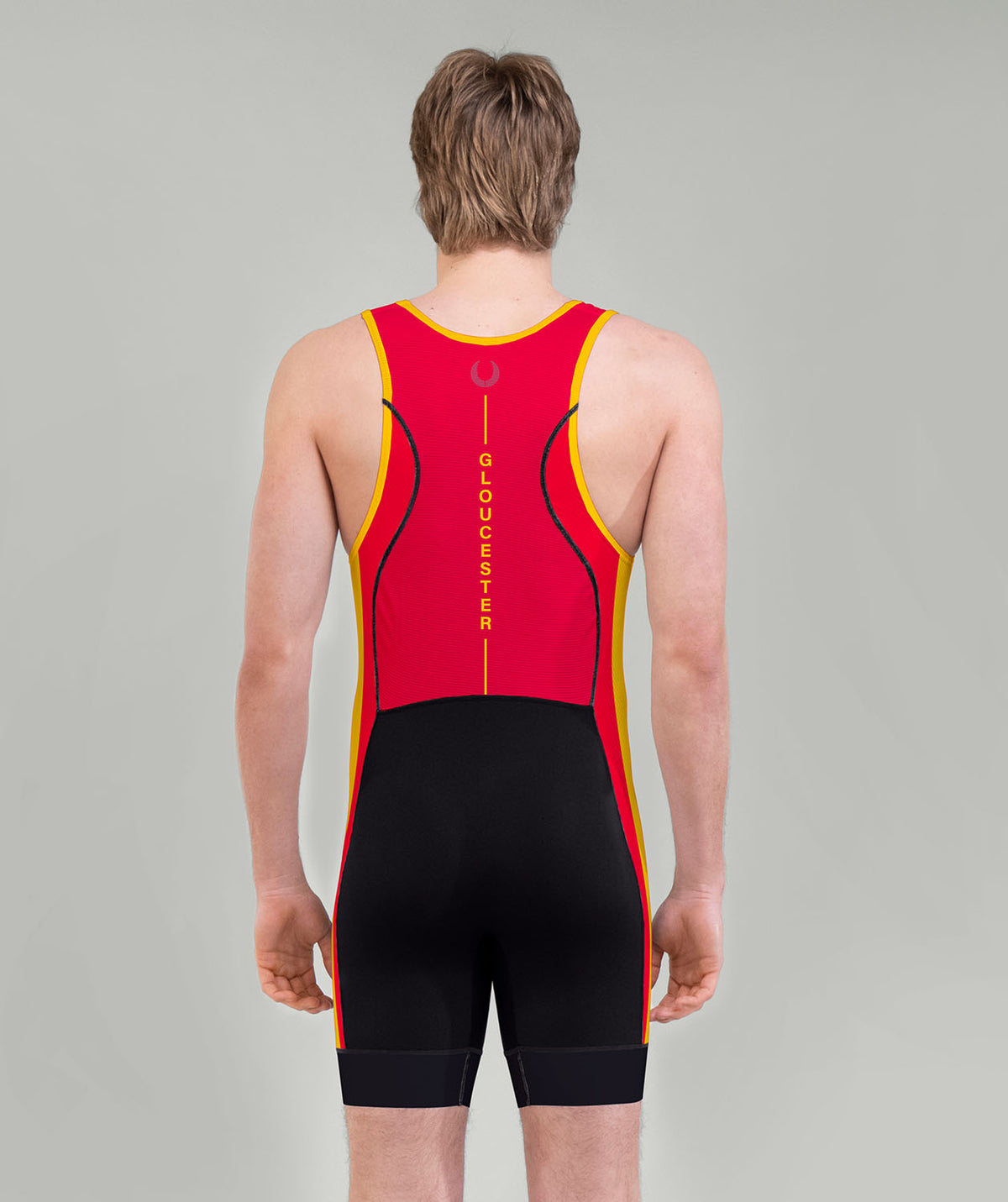 Men's Gloucester Rowing Pro Unisuit - Red/Black/Yellow