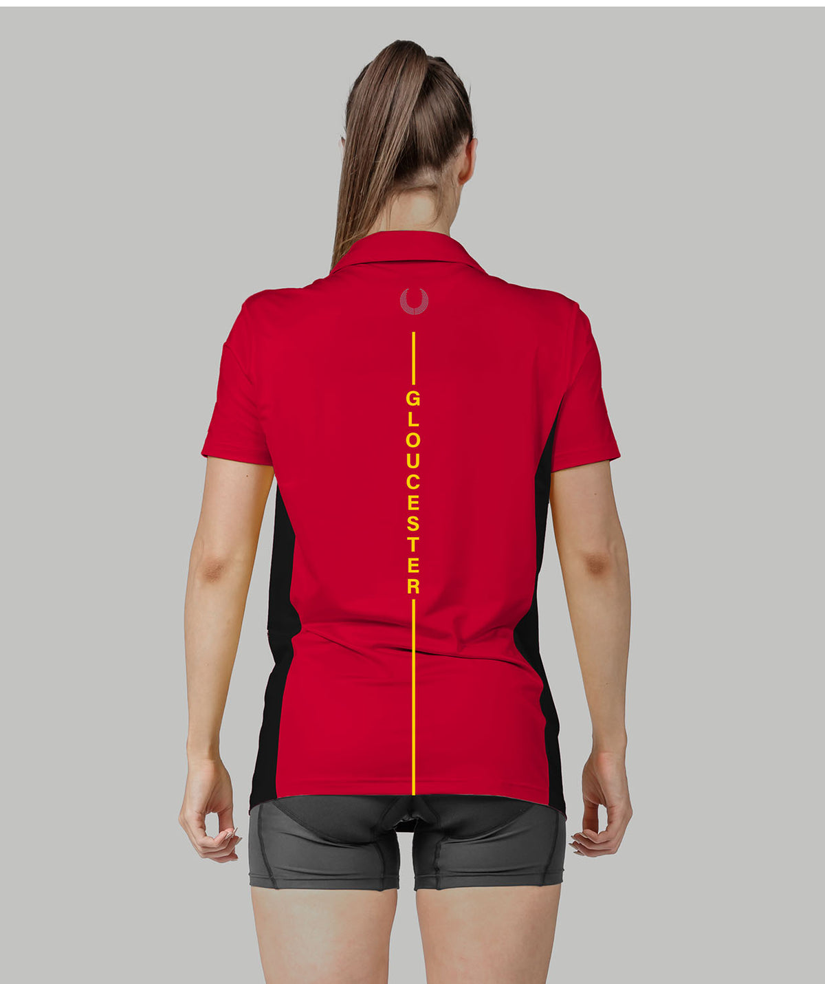 Women's Gloucester Rowing Polo SS - Red