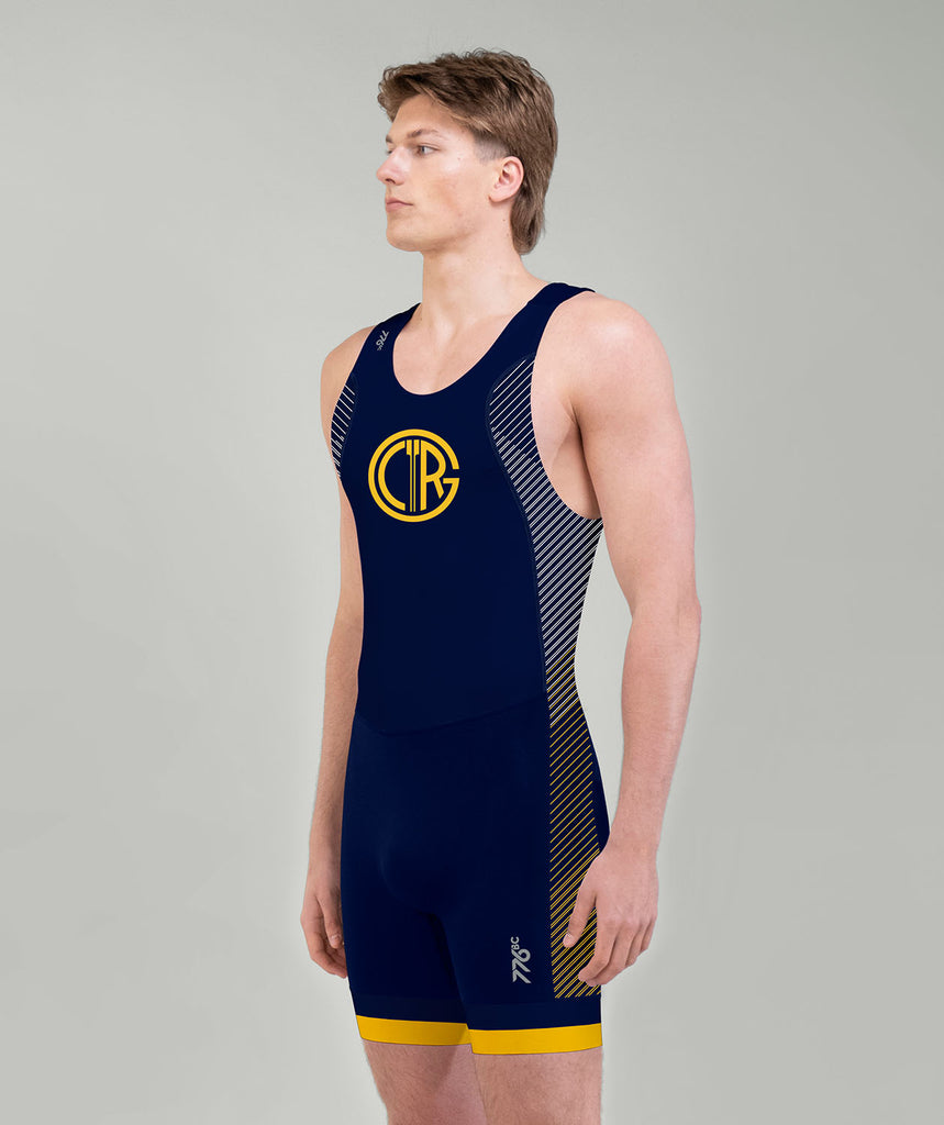 Men's Gold Coast Rowing Pro Unisuit - Navy/Gold