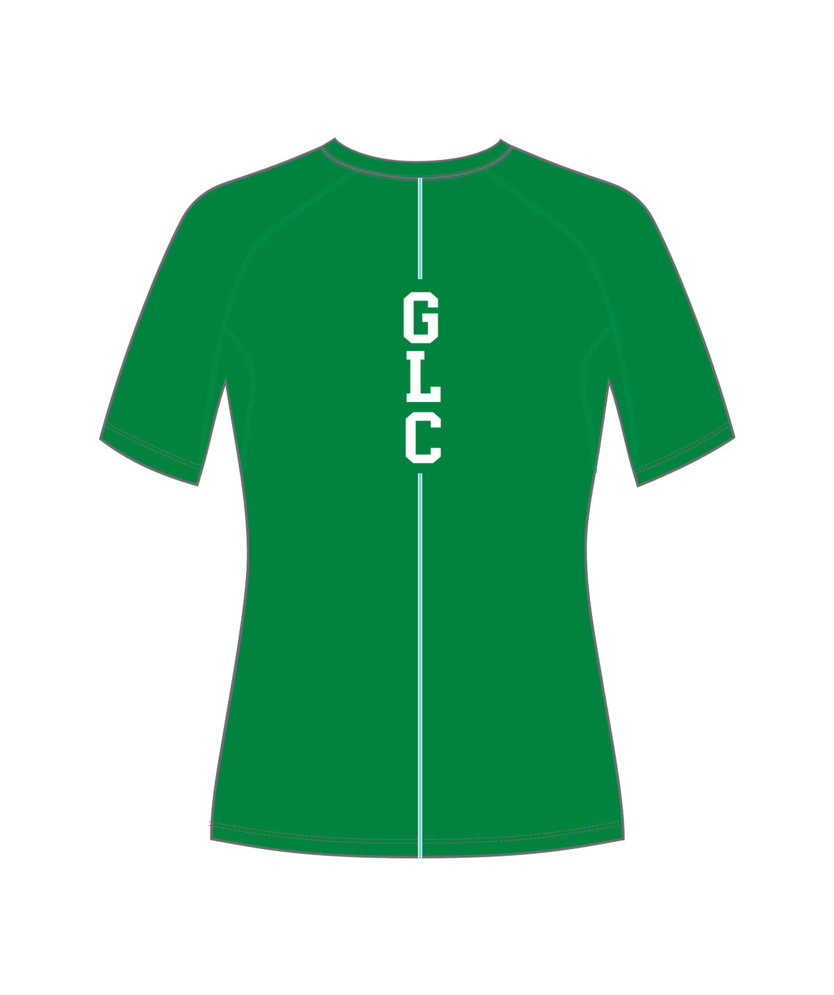 Women's Green Lake Crew Training T-Shirt SS - Green/White