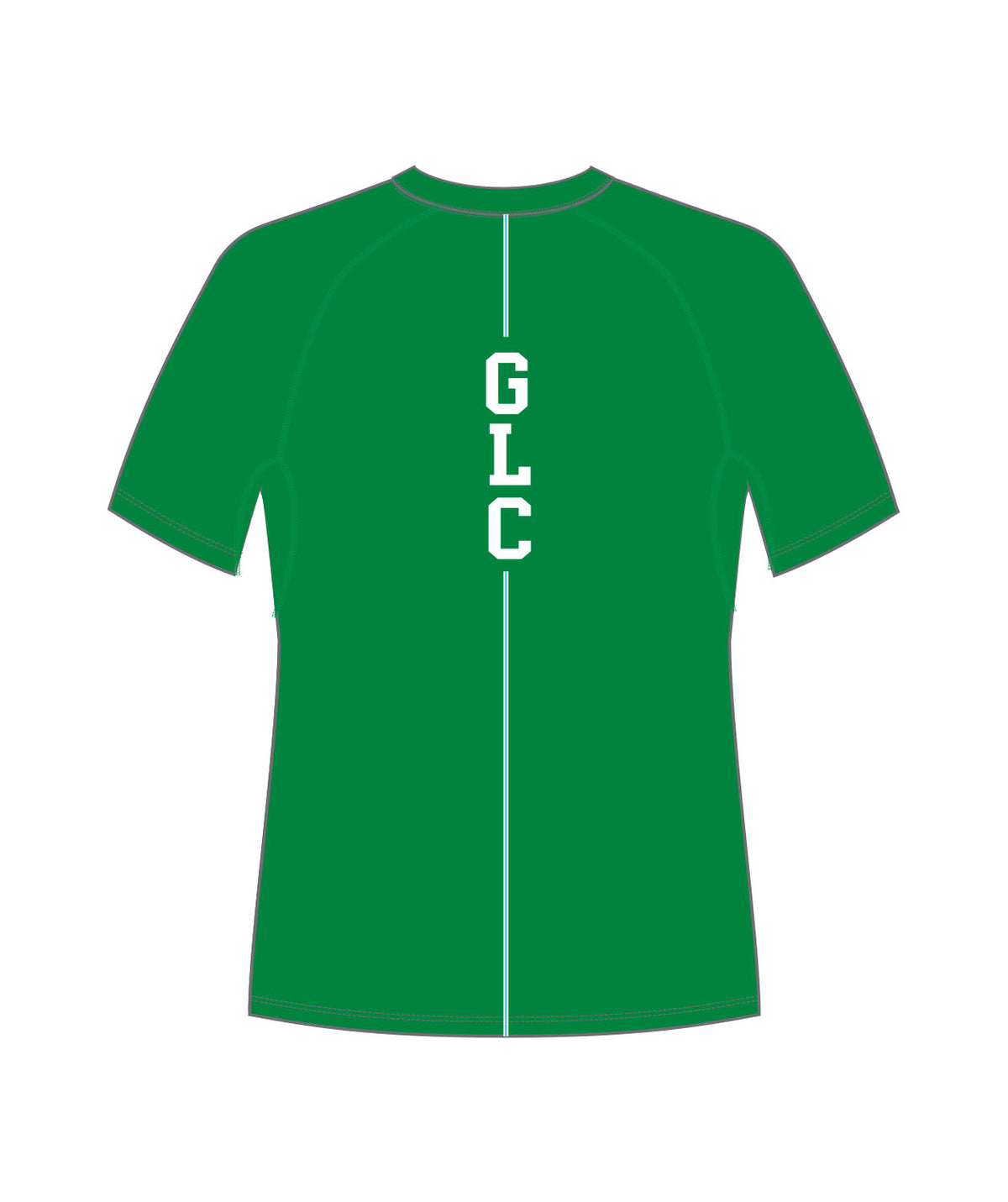 Men's Green Lake Crew Training T-Shirt SS - Green/White