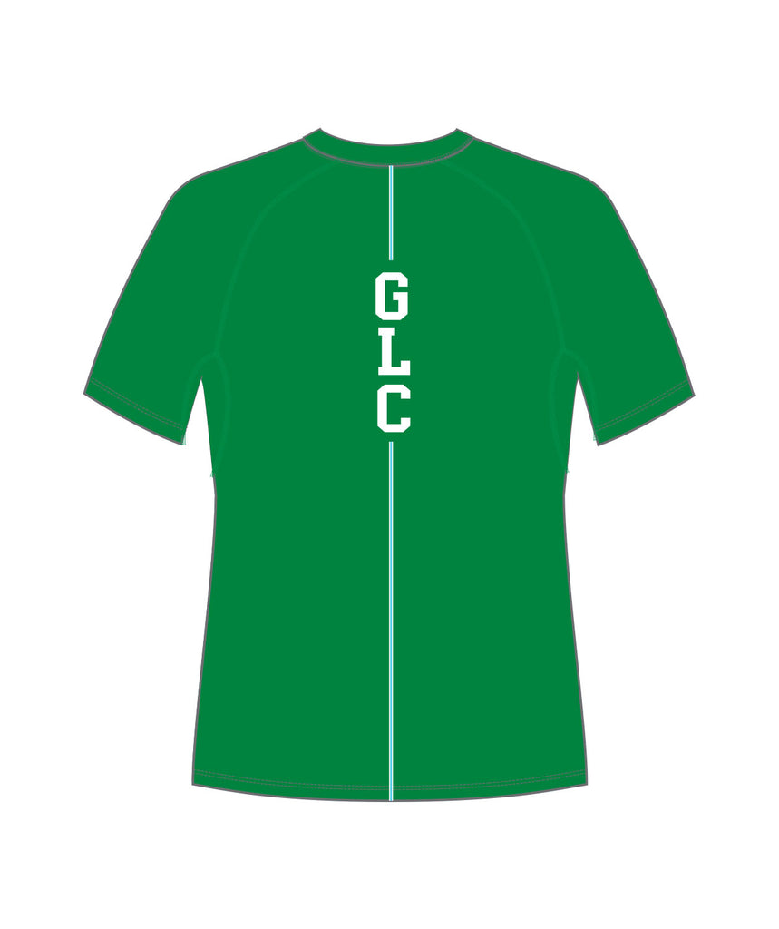 Men's Green Lake Crew Training T-Shirt SS - Green/White