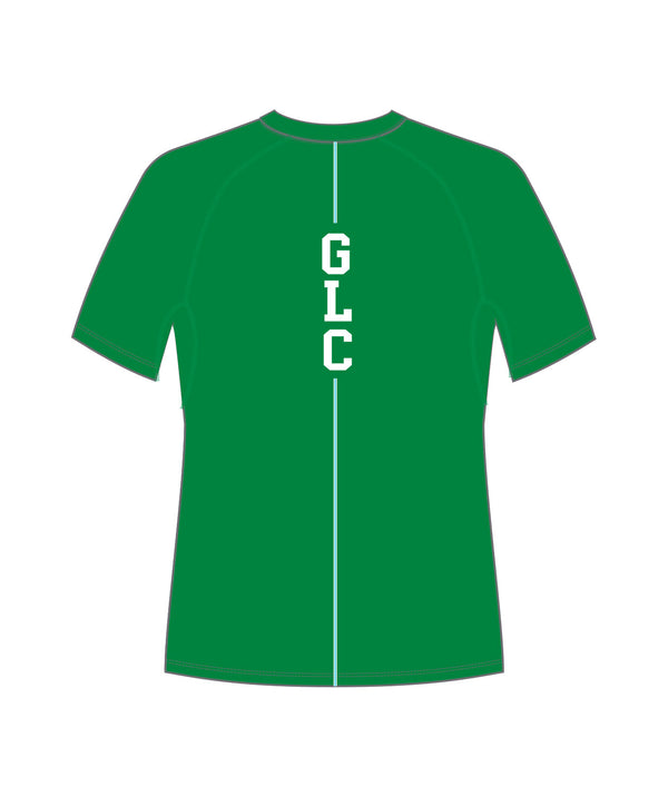 Men's Green Lake Crew Training T-Shirt SS - Green/White