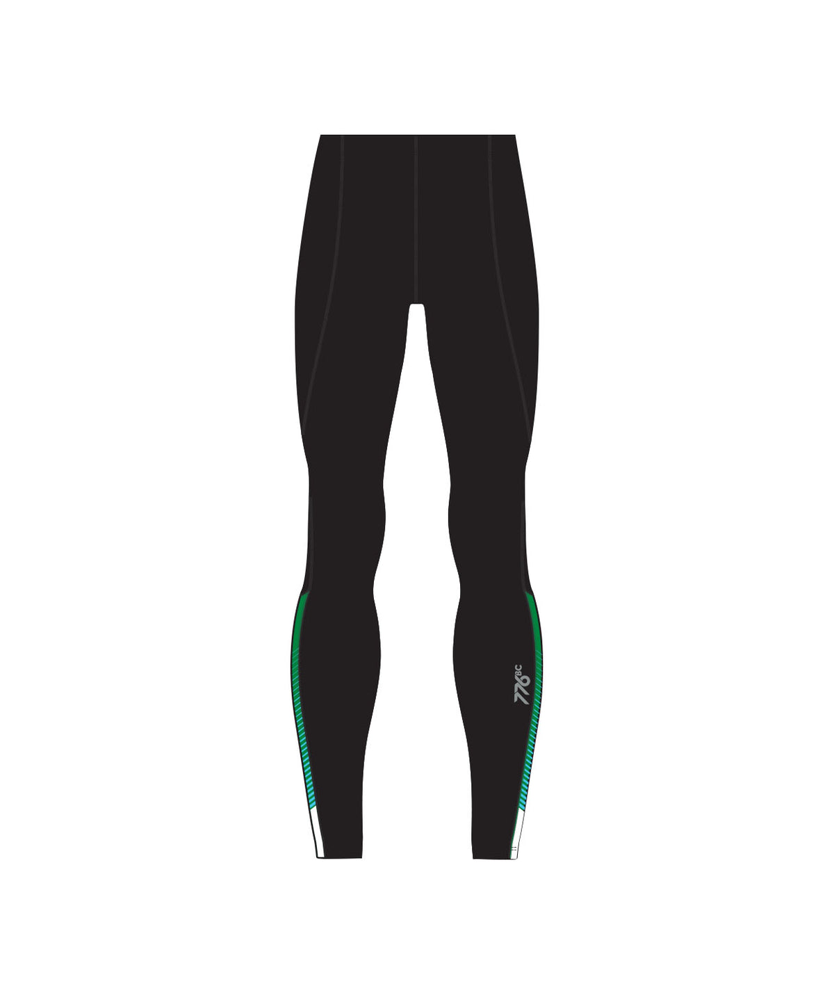 Women's Green Lake Crew Streamline Tight - Black