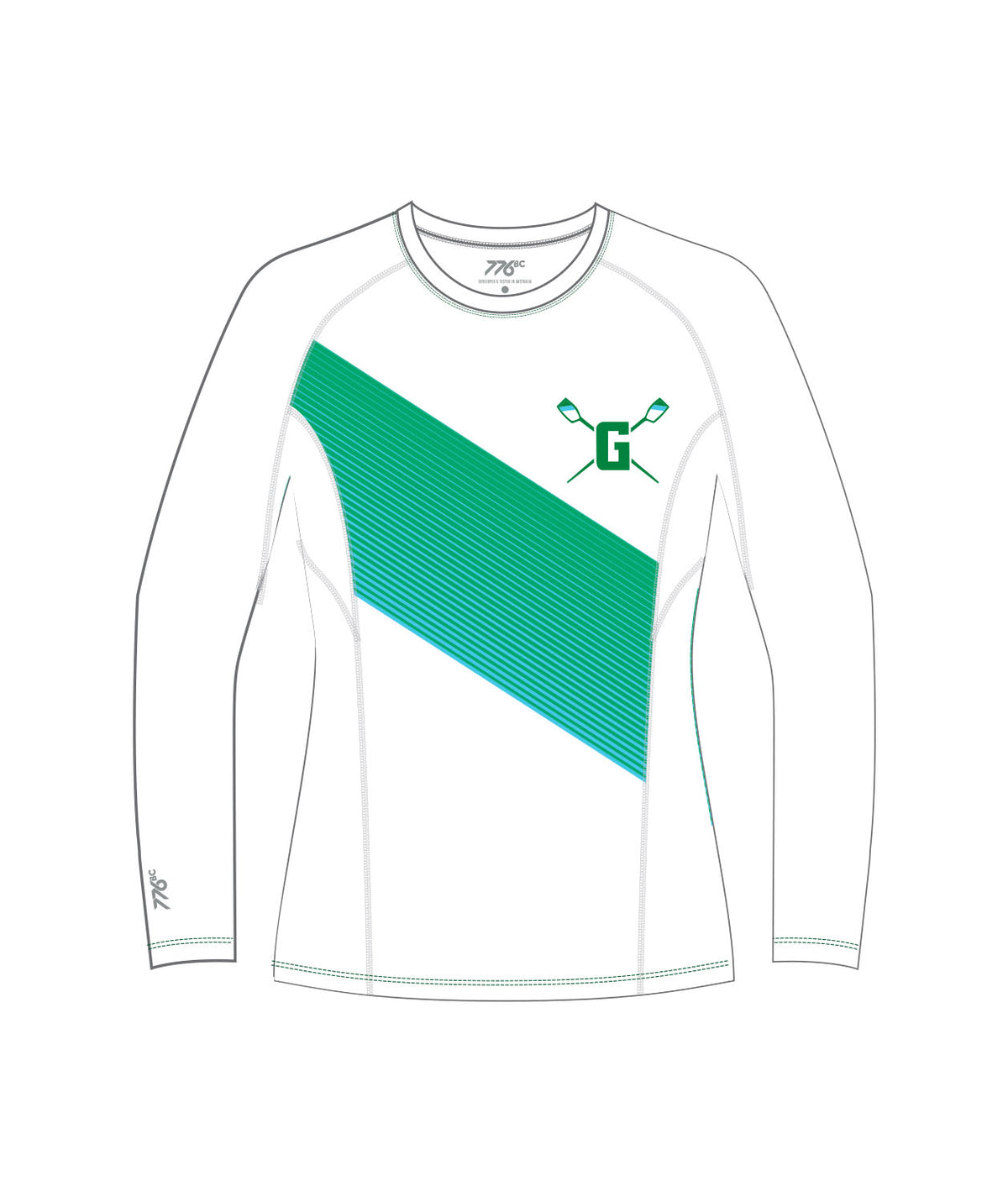 Women's Green Lake Crew Winter Base Layer LS - White