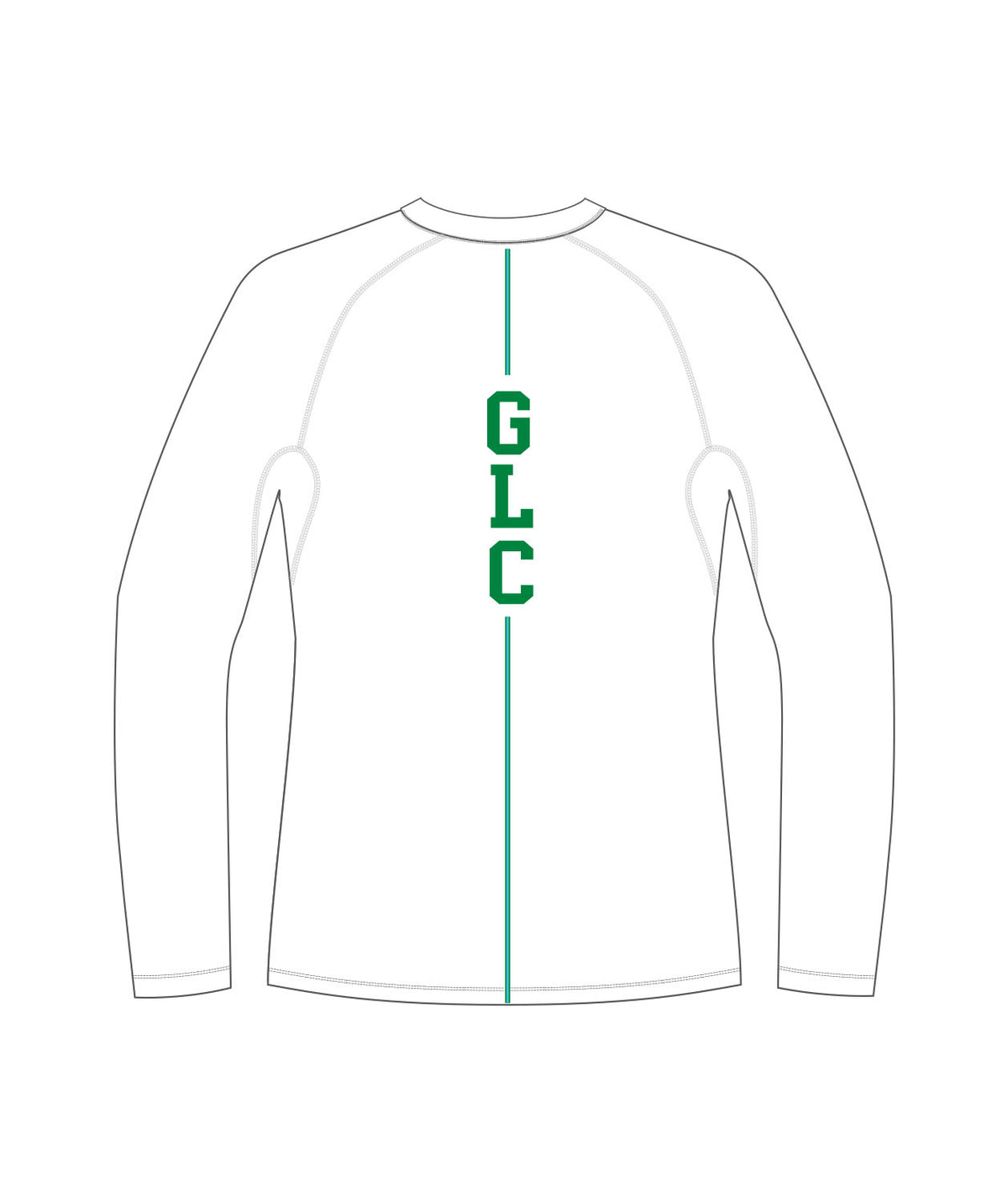 Men's Green Lake Crew Winter Base Layer LS - White