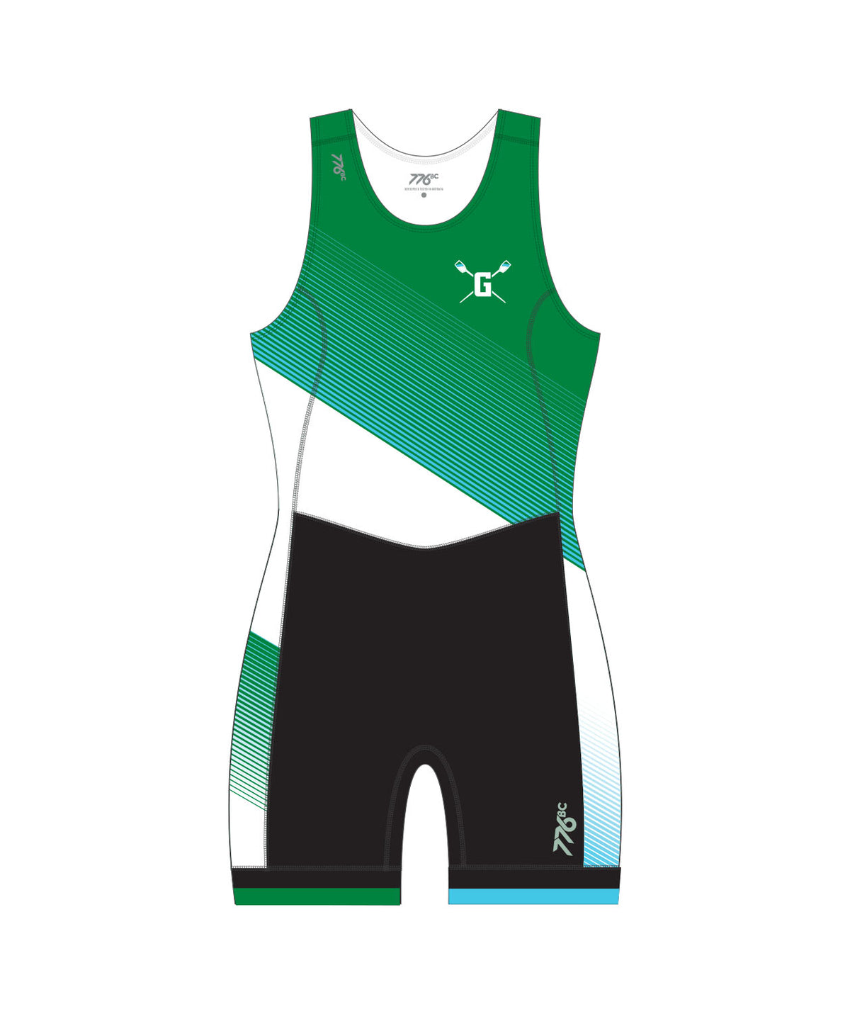 Women's Green Lake Crew Pro Unisuit - Green/Black