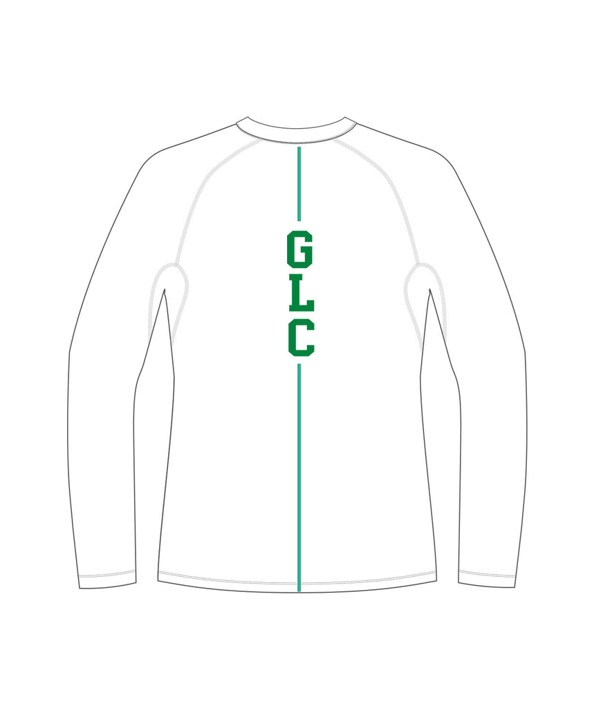 Men's Green Lake Crew Base Layer LS - White