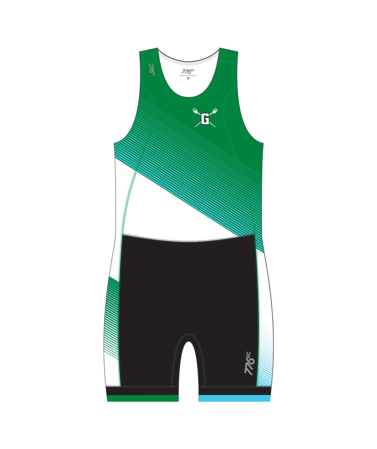 Men's Green Lake Crew Pro Unisuit - Green/Black