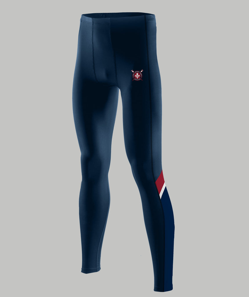 Men's Holy Ghost Prep Streamline Tight - Navy/Red